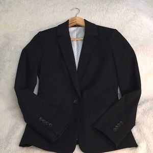 Express Classic One Button Black Blazer